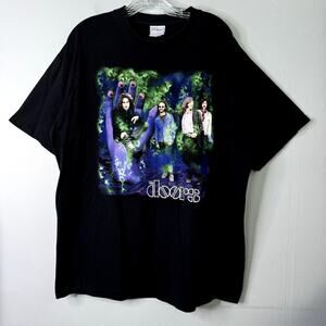 Vtg 90s The Doors Jim Morrison Single Stitch Mystical Hand Graphic T-Shirt Sz XL